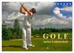 Golf - meine Leidenschaft (Tischkalender 2026 DIN A5 quer), CALVENDO Monatskalender