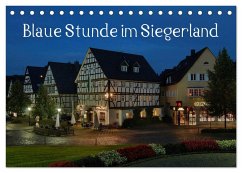 Blaue Stunde im Siegerland (Tischkalender 2026 DIN A5 quer), CALVENDO Monatskalender Cover Blaue Stunde im Siegerland (Tischkalender 2026 DIN A5 quer), CALVENDO Monatskalender