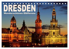 Dresden - Wunderschönes Elbflorenz (Tischkalender 2026 DIN A5 quer), CALVENDO Monatskalender Cover Dresden - Wunderschönes Elbflorenz (Tischkalender 2026 DIN A5 quer), CALVENDO Monatskalender