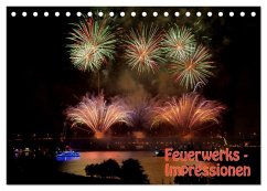 Cover Feuerwerks - Impressionen (Tischkalender 2026 DIN A5 quer), CALVENDO Monatskalender