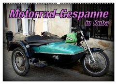 Cover Motorrad-Gespanne in Kuba (Wandkalender 2026 DIN A2 quer), CALVENDO Monatskalender