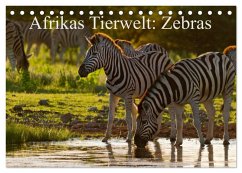 Cover Afrikas Tierwelt: Zebras (Tischkalender 2026 DIN A5 quer), CALVENDO Monatskalender