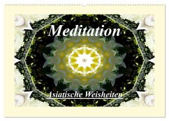 Cover Meditation - Asiatische Weisheiten (Wandkalender 2026 DIN A2 quer), CALVENDO Monatskalender