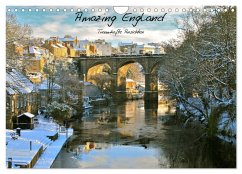 Cover Amazing England - England's schönste Seiten (Wandkalender 2026 DIN A4 quer), CALVENDO Monatskalender