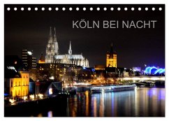 Cover KÖLN BEI NACHT (Tischkalender 2026 DIN A5 quer), CALVENDO Monatskalender