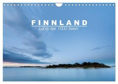 Finnland: Land der 1000 Seen (Wandkalender 2026 DIN A4 quer), CALVENDO Monatskalender