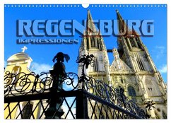 REGENSBURG - Impressionen (Wandkalender 2026 DIN A3 quer), CALVENDO Monatskalender