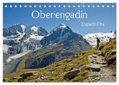 Cover Oberengadin (Tischkalender 2026 DIN A5 quer), CALVENDO Monatskalender