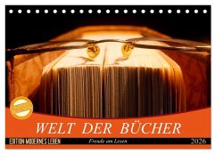 Welt der Bücher (Tischkalender 2026 DIN A5 quer), CALVENDO Monatskalender Welt der Bücher (Tischkalender 2026 DIN A5 quer), CALVENDO Monatskalender