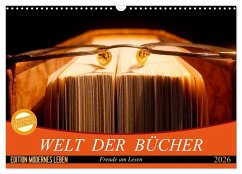 Welt der Bücher (Wandkalender 2026 DIN A3 quer), CALVENDO Monatskalender