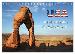 Cover USA - Naturlandschaften des Wilden Westens (Tischkalender 2026 DIN A5 quer), CALVENDO Monatskalender
