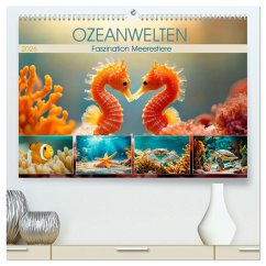 OZEANWELTEN Faszination Meerestiere (hochwertiger Premium Wandkalender 2026 DIN A2 quer), Kunstdruck in Hochglanz