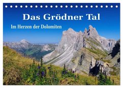 Das Grödner Tal - Im Herzen der Dolomiten (Tischkalender 2026 DIN A5 quer), CALVENDO Monatskalender Cover Das Grödner Tal - Im Herzen der Dolomiten (Tischkalender 2026 DIN A5 quer), CALVENDO Monatskalender