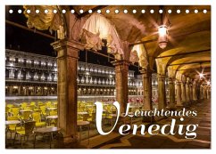 Cover Leuchtendes Venedig (Tischkalender 2026 DIN A5 quer), CALVENDO Monatskalender