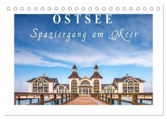 Ostsee - Spaziergang am Meer (Tischkalender 2026 DIN A5 quer), CALVENDO Monatskalender Ostsee - Spaziergang am Meer (Tischkalender 2026 DIN A5 quer), CALVENDO Monatskalender