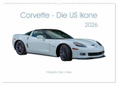 Cover Corvette - Die US Ikone 2026 (Wandkalender 2026 DIN A2 quer), CALVENDO Monatskalender