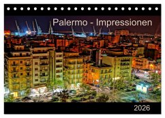 Cover Palermo - Impressionen (Tischkalender 2026 DIN A5 quer), CALVENDO Monatskalender