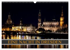 Cover Eine Nacht in Dresden (Wandkalender 2026 DIN A3 quer), CALVENDO Monatskalender