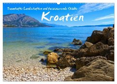 Kroatien - Traumhafte Landschaften und faszinierende Städte (Wandkalender 2026 DIN A2 quer), CALVENDO Monatskalender Cover Kroatien - Traumhafte Landschaften und faszinierende Städte (Wandkalender 2026 DIN A2 quer), CALVENDO Monatskalender