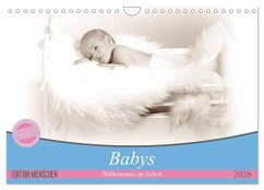 Babys - Willkommen im Leben (Wandkalender 2026 DIN A4 quer), CALVENDO Monatskalender Babys - Willkommen im Leben (Wandkalender 2026 DIN A4 quer), CALVENDO Monatskalender