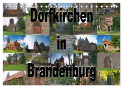 Dorfkirchen in Brandenburg (Tischkalender 2026 DIN A5 quer), CALVENDO Monatskalender