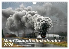 Mein Dampfbahnkalender 2026 (Wandkalender 2026 DIN A4 quer), CALVENDO Monatskalender