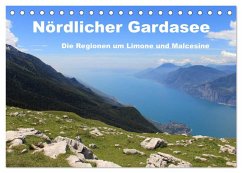 Cover Nördlicher Gardasee - Die Regionen um Limone und Malcesine (Tischkalender 2026 DIN A5 quer), CALVENDO Monatskalender