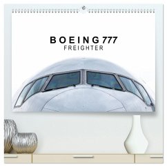 Cover Boeing 777 Freighter (hochwertiger Premium Wandkalender 2026 DIN A2 quer), Kunstdruck in Hochglanz