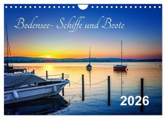 Cover Bodensee-Schiffe und Boote (Wandkalender 2026 DIN A4 quer), CALVENDO Monatskalender