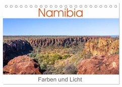Namibia - Farben und Licht (Tischkalender 2026 DIN A5 quer), CALVENDO Monatskalender