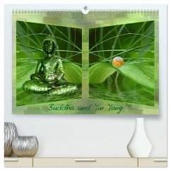 Buddha und Yin Yang (hochwertiger Premium Wandkalender 2026 DIN A2 quer), Kunstdruck in Hochglanz Buddha und Yin Yang (hochwertiger Premium Wandkalender 2026 DIN A2 quer), Kunstdruck in Hochglanz
