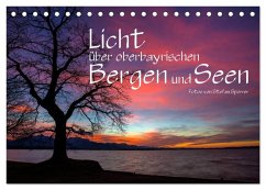 Cover Licht über oberbayrischen Bergen und Seen (Tischkalender 2026 DIN A5 quer), CALVENDO Monatskalender