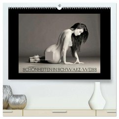 Schönheiten in schwarz-weiss (hochwertiger Premium Wandkalender 2026 DIN A2 quer), Kunstdruck in Hochglanz