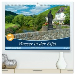 Bäche, Flüsse, Seen - Wasser in der Eifel (hochwertiger Premium Wandkalender 2026 DIN A2 quer), Kunstdruck in Hochglanz