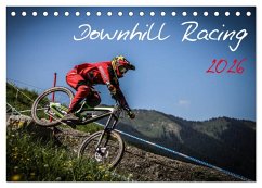 Cover Downhill Racing 2026 (Tischkalender 2026 DIN A5 quer), CALVENDO Monatskalender