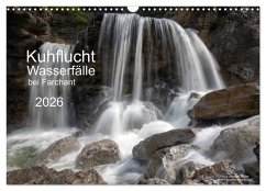 Kuhflucht Wasserfälle bei Farchant (Wandkalender 2026 DIN A3 quer), CALVENDO Monatskalender Kuhflucht Wasserfälle bei Farchant (Wandkalender 2026 DIN A3 quer), CALVENDO Monatskalender