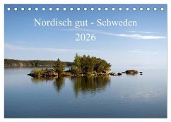 Cover Nordisch gut - Schweden (Tischkalender 2026 DIN A5 quer), CALVENDO Monatskalender