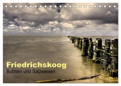 Friedrichskoog Buhnen und Salzwiesen (Tischkalender 2026 DIN A5 quer), CALVENDO Monatskalender