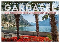 Cover GARDASEE Die schönsten Uferpromenaden (Tischkalender 2026 DIN A5 quer), CALVENDO Monatskalender
