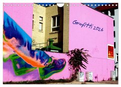 Grafitti 2026 (Wandkalender 2026 DIN A4 quer), CALVENDO Monatskalender