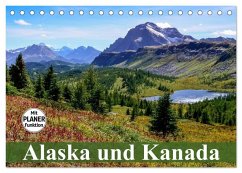 Cover Alaska und Kanada (Tischkalender 2026 DIN A5 quer), CALVENDO Monatskalender