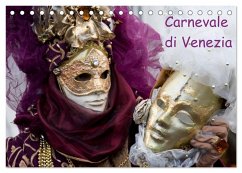 Carnevale di Venezia 2026 (Tischkalender 2026 DIN A5 quer), CALVENDO Monatskalender