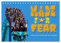 Made for Fear - Der Achterbahnkalender (Tischkalender 2026 DIN A5 quer), CALVENDO Monatskalender Made for Fear - Der Achterbahnkalender (Tischkalender 2026 DIN A5 quer), CALVENDO Monatskalender