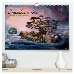 Cover Traumbaumwelten - Gemälde von Conny Krakowski (hochwertiger Premium Wandkalender 2026 DIN A2 quer), Kunstdruck in Hochglanz