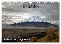 Cover Ecuador - Regenwald und Vulkane (Wandkalender 2026 DIN A4 quer), CALVENDO Monatskalender