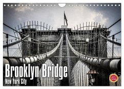 Brooklyn Bridge - New York City (Wandkalender 2026 DIN A4 quer), CALVENDO Monatskalender Brooklyn Bridge - New York City (Wandkalender 2026 DIN A4 quer), CALVENDO Monatskalender