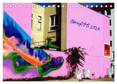 Cover Grafitti 2026 (Tischkalender 2026 DIN A5 quer), CALVENDO Monatskalender