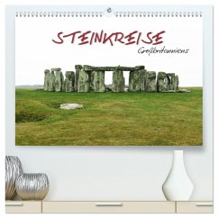 Steinkreise Großbritanniens (hochwertiger Premium Wandkalender 2026 DIN A2 quer), Kunstdruck in Hochglanz