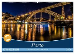 Cover Porto - Die Handelsstadt am Douro (Wandkalender 2026 DIN A2 quer), CALVENDO Monatskalender