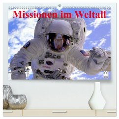Missionen im Weltall (hochwertiger Premium Wandkalender 2026 DIN A2 quer), Kunstdruck in Hochglanz
